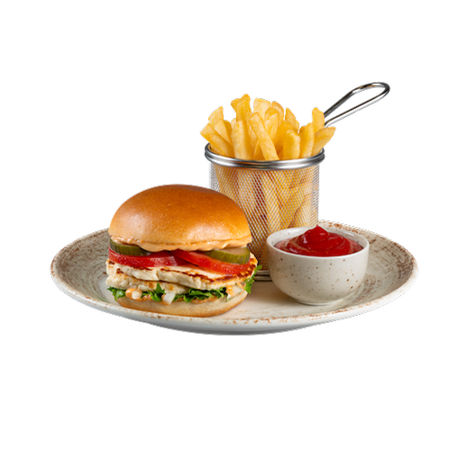 Burger sa sirom Halloumi